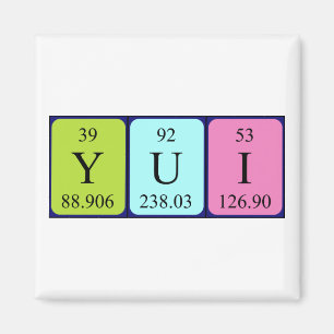 Yui Periodenmagnet Magnet