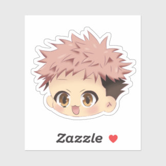 Yuji inspired chibi aufkleber