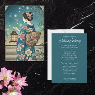 Yukata - Tee-Party Einladung