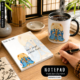 YUKIKOs GARTEN • Notizblock