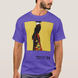 Yukio Mishima Verbotene Farben Minimalstil Grafik T-Shirt