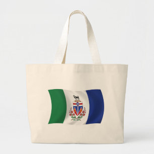 Yukon Flag Tote Bag Jumbo Stoffbeutel