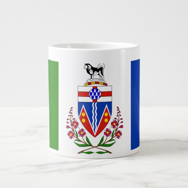 Yukon-Flagge Jumbo-Tasse (Vorderseite)