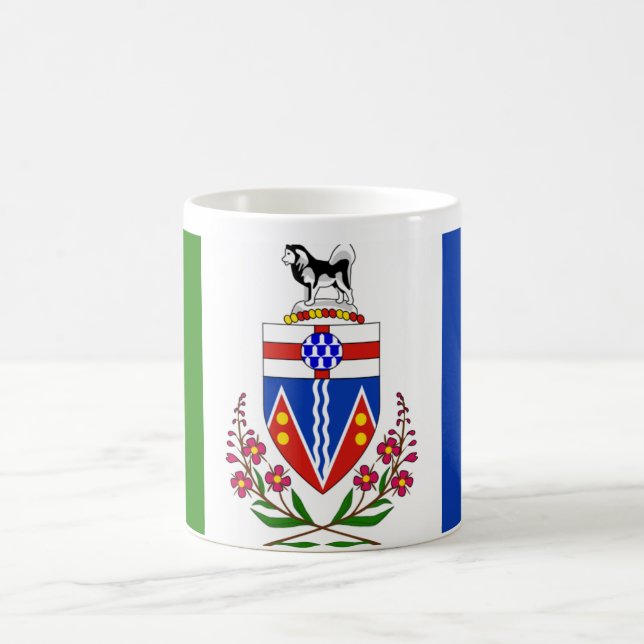 Yukon-Flagge Kaffeetasse (Mittel)