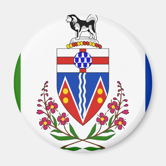Yukon-Flagge Magnet (Vorne)