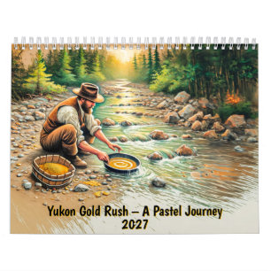Yukon-Goldrausch – Eine Pastell-Reise Kalender