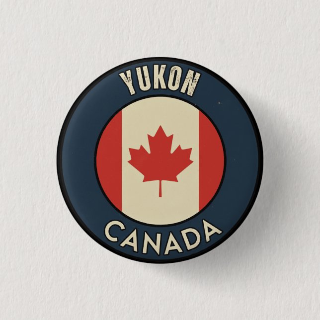 Yukon Kanada Button (Vorderseite)