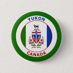 YUKON, KANADA BUTTON