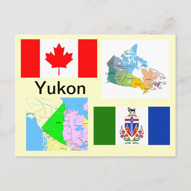 Yukon Territory Kanada Postkarte (Vorderseite)