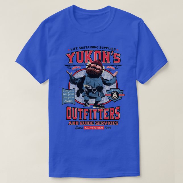 Yukons Outfitters und Guide Services T-Shirt (Design vorne)