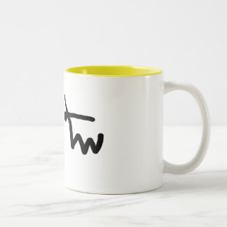 Yukoro zerteilt zweifarbige tasse