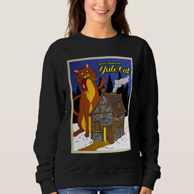 Yule Cat Sweatshirt (Vorderseite)