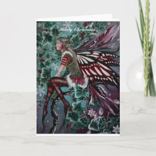 Yule fairy Christmas card Karte