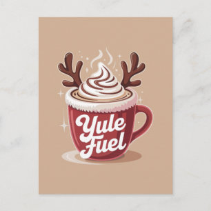 Yule Fuel • Weihnachtliches Kakao & Kaffee Weihnac Postkarte