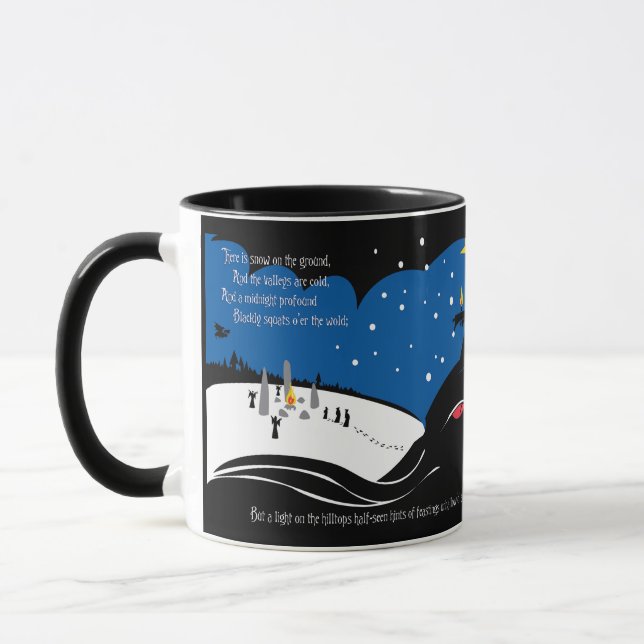 Yule Horror Ceramic Mug Tasse (Links)