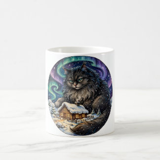 Yule-Katze Weihnachts-Kaffeetasse Kaffeetasse