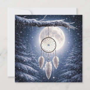 Yule-Wintersonnenwende-Mond-Traumfänger