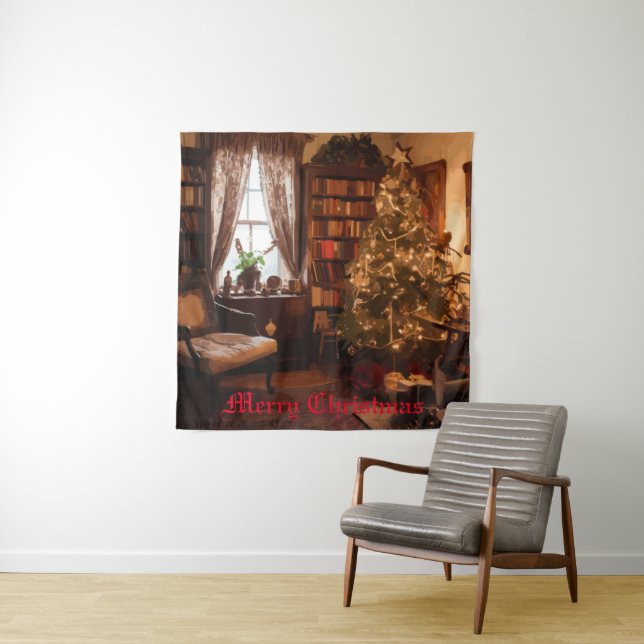 Yuletide Charm Wandteppich (Beispiel)