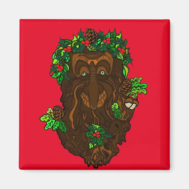 Yuletide Greenman Magnet (Vorne)
