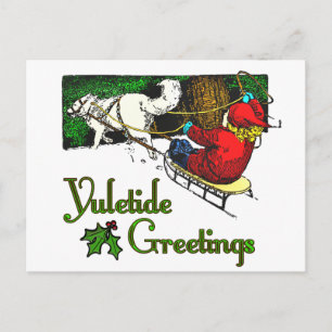Yuletide Greetings Card Postkarte