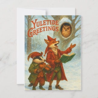 Yuletide Grußkarte Postkarte
