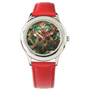 Yuletide Opulence: Goldene Weihnachtsdinge Armbanduhr