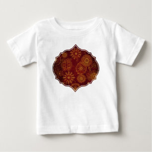 Yuletide Opulence: Goldene Weihnachtsdinge Baby T-shirt