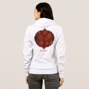 Yuletide Opulence: Goldene Weihnachtsdinge Hoodie
