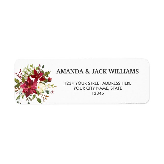 Yuletide | Poinsettia Christmas Floral Wedding (Vorne)