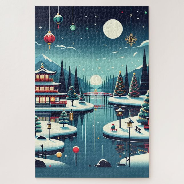 Yuletide Reflections in East Tote Bag (Vertikal)