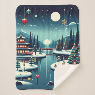 Yuletide Reflections in East Tote Bag Sherpadecke