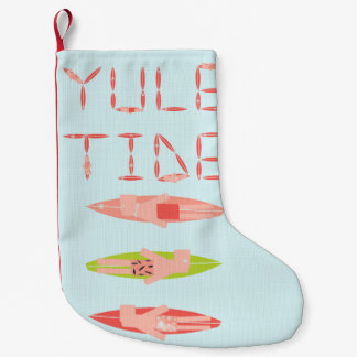 Yuletide Weihnachtssurfer-Strumpf Kleiner Weihnachtsstrumpf