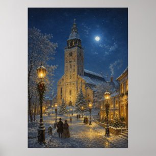 Yuletime City III - Winterkathedrale Poster