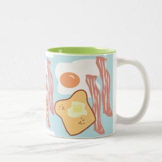 Yum Yum Frühstücks-Tasse Zweifarbige Tasse