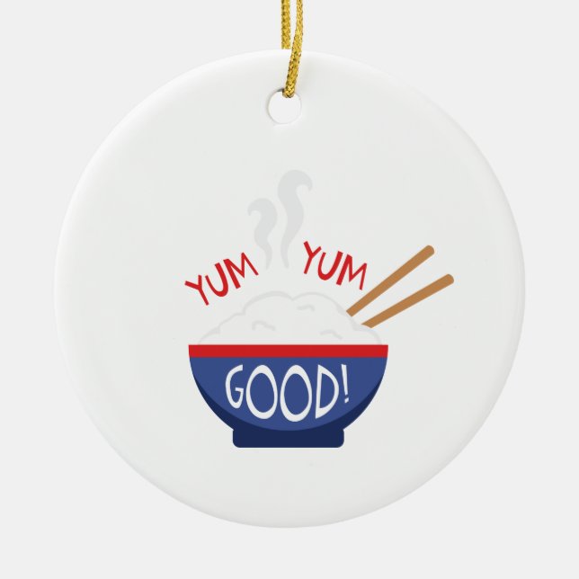 Yum Yum Good Keramik Ornament (Vorne)