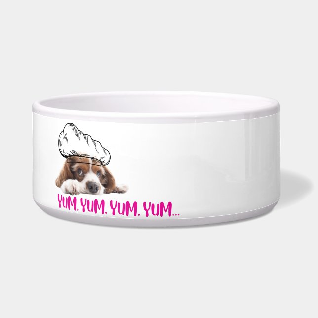 Yum Yum Yum - Funny dog food bowl Napf (Vorderseite)