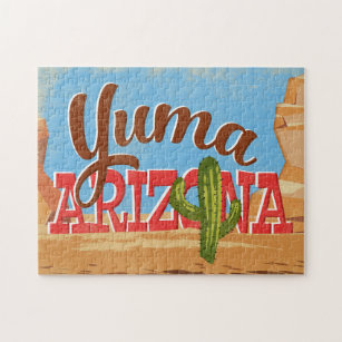 Yuma Arizona Jigsaw Puzzle Wüste Vintage Travel