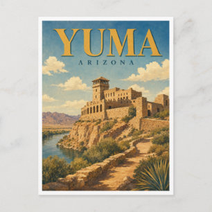 Yuma Arizona Territorial Prison GeoSaga Postkarte