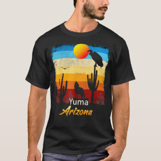 Yuma Arizona Vintag Coyote Sunset AZ Wüste T-Shirt