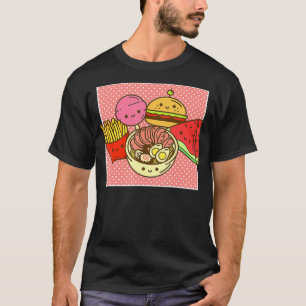Yume Kawaii japanischer Mode-Pastellfarben süß Dre T-Shirt