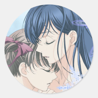 Yumi x Sachiko | Maria-sama ga Miteru | Marimit Runder Aufkleber
