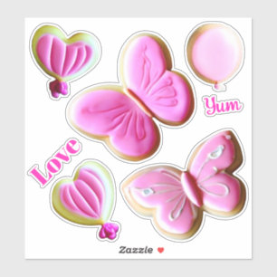 Yummy 1 Enfants Grand Stickers en vinyle 8" x 8"
