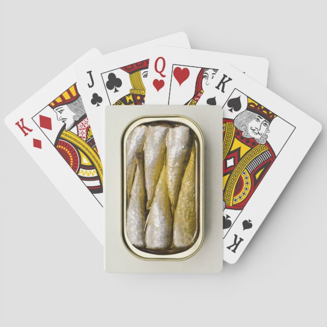 Yummy Canned Sardinen Spielkarten (Rückseite)