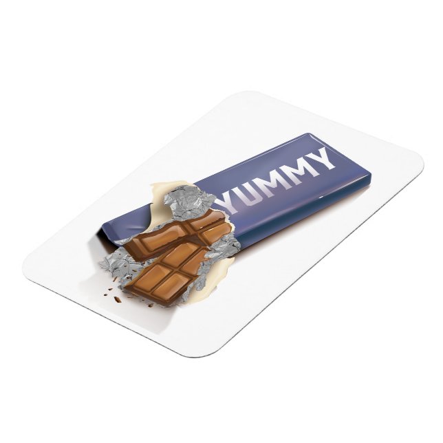 Yummy Chocolate Bar Magnet (Linke Seite)