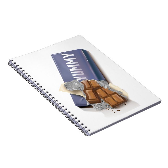 Yummy Chocolate Bar Notizblock (Rechte Seite)