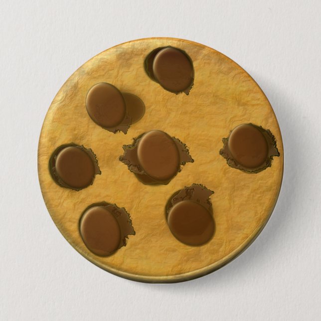 Yummy Chocolate Chip Cookie Button (Vorderseite)