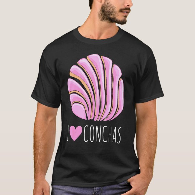 Yummy Concha für Pan de Dulce T-Shirt (Vorderseite)