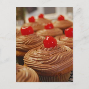 Yummy cupcakes Postcard vertikal Postkarte