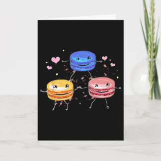 Yummy Cute Cheerleading Macaroon Gift  Karte