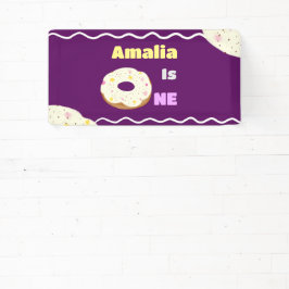 Yummy donut banner